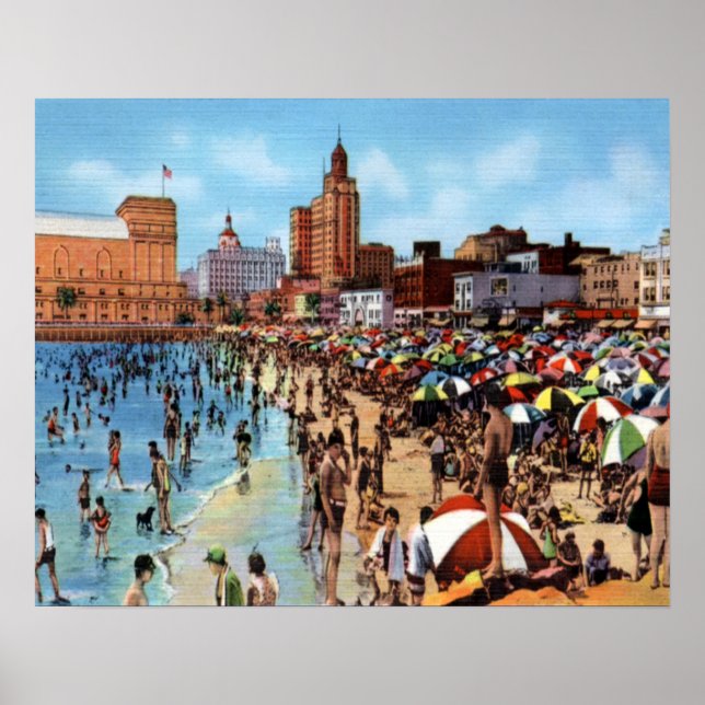 Póster Bañándose en la laguna (Frente)