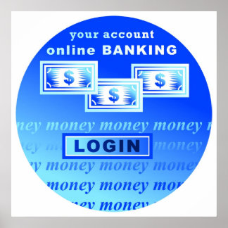 Póster Banca en línea