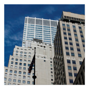 Póster Banco Chase Manhattan Ciudad de Nueva York
