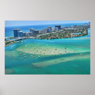 Póster Banco de arena de Haulover