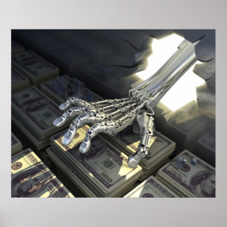 Póster Banco de robos de hackers