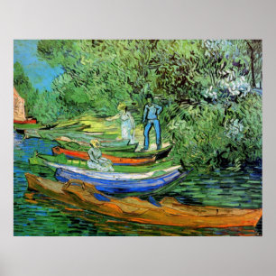 Póster Banco del Oise en Auvers por Vincent van Gogh