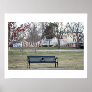 Póster Banco del Parque Foto