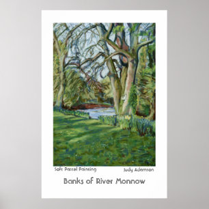 Póster Banco del río Monnow, Allt yr Ynys: Poster/Imprimi