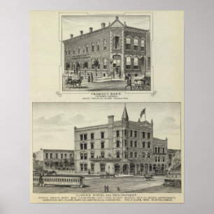 Póster Banco Peabody, Kansas