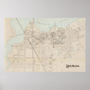 Póster Banco Rojo, Ner Jersey