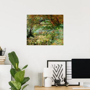 Póster Bancos de Sena, Pont de Clichy por Vincent van Gog