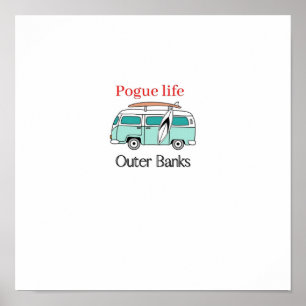 Póster Bancos exteriores de Pogue Life