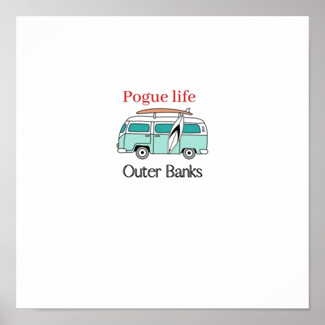 Póster Bancos exteriores de Pogue Life (Frente)