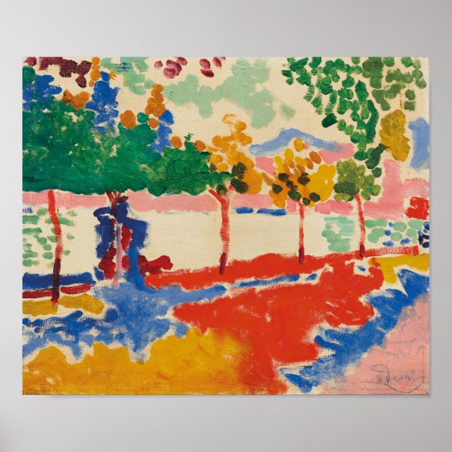 Póster Bancos fluviales | Andre Derain | (Frente)
