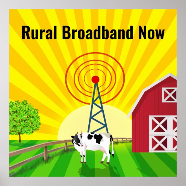 Póster Banda ancha rural ahora (Frente)