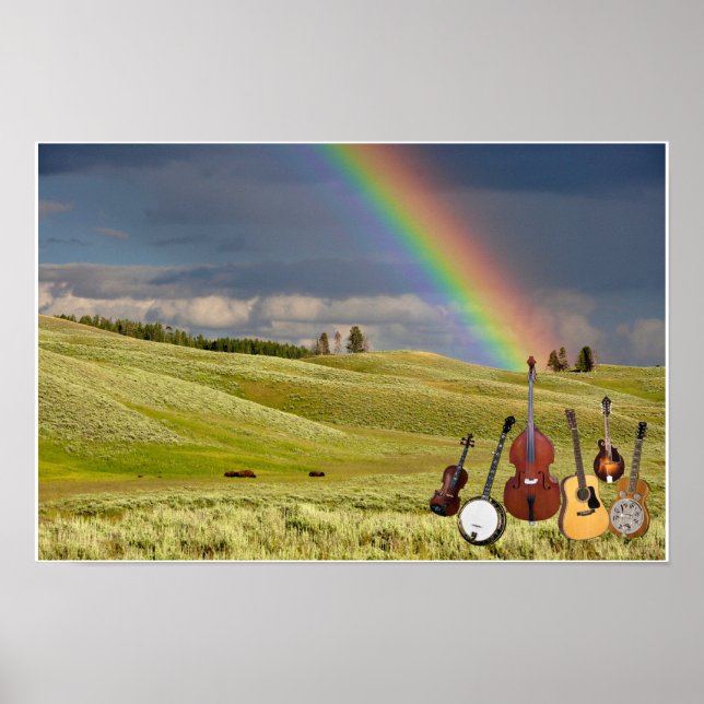 PÓSTER BANDA AZUL DE 5 PIEZAS (Frente)