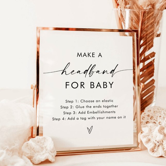 Póster Banda de cabeza para el Rótulo del bebé | Hacer un (Subido por el creador)