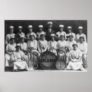 Póster Banda de Chicas imperiales: 1915