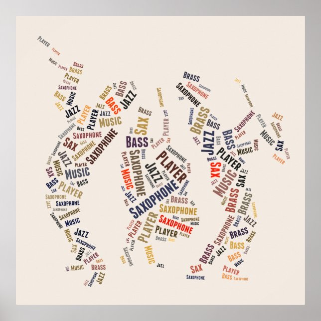 Póster Banda de Jazz (Frente)