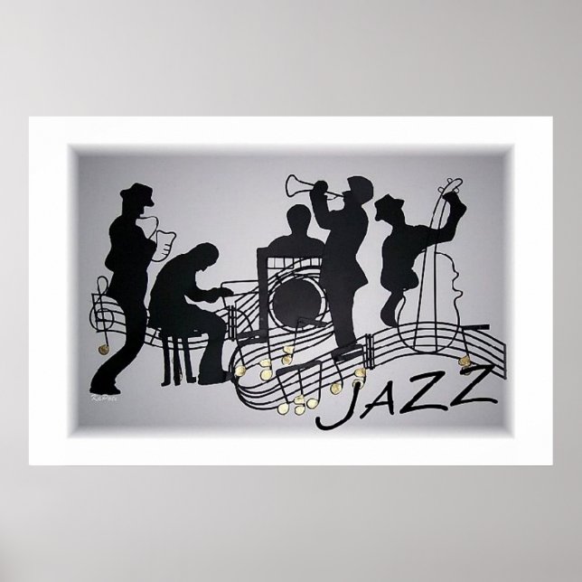 Póster Banda de Jazz (Frente)