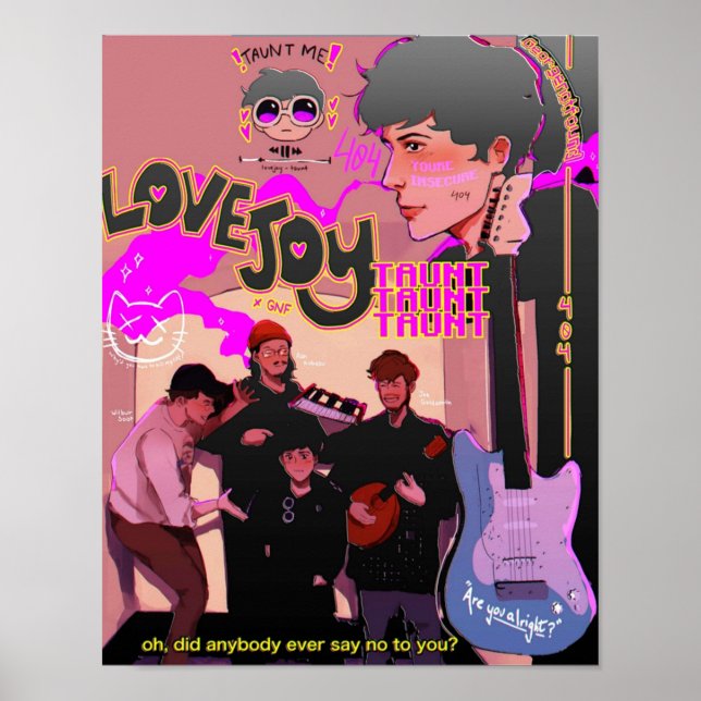 Póster banda de lovejoy tshirt lovejoy banda de lovejoy s (Frente)