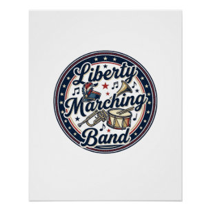 Póster Banda de Música de la Libertad Marcha Patriótica P