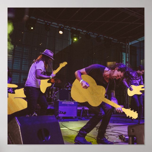 Póster banda de rock (Frente)