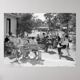 Póster Banda del parque de caravanas: 1914