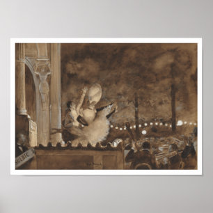 Póster Banda musical de la orquesta musical de danza de V