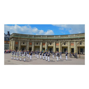 Póster Banda Real del Ejército Sueco, Estocolmo (Suecia)