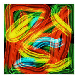 Póster Bandas de colores