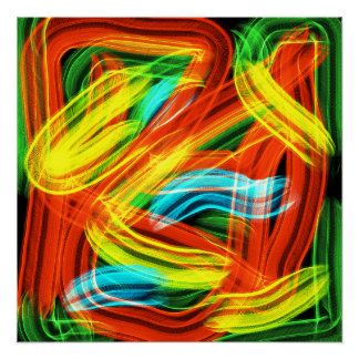 Póster Bandas de colores
