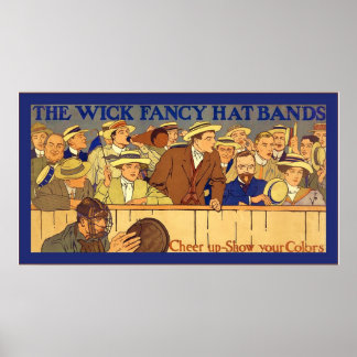 Póster Bandas Gorras Wick Fancy ~ Poster de publicidad de
