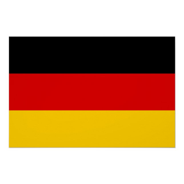 Póster Bandera alemana (Anverso)