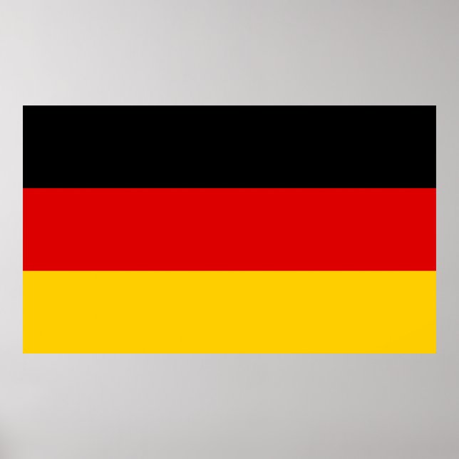 Póster Bandera alemana (Alemania) (Frente)