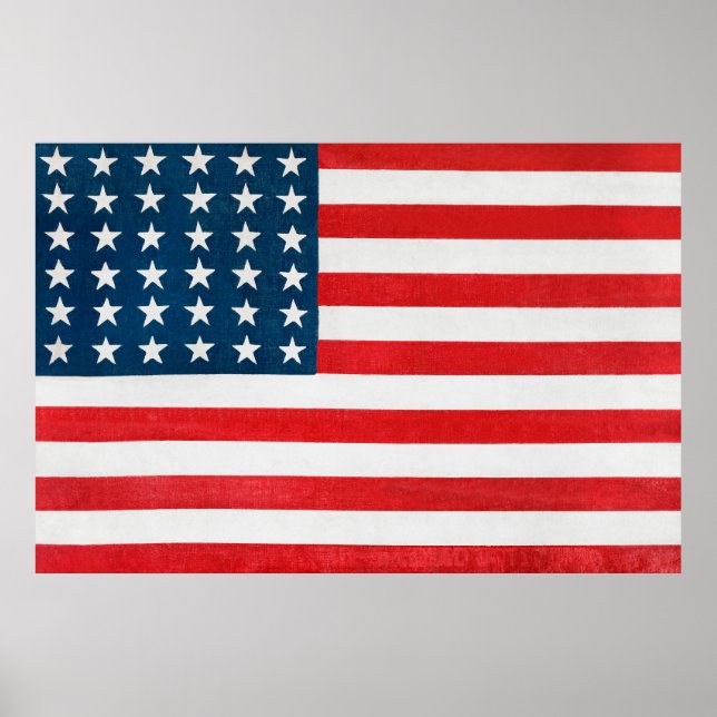Póster Bandera Americana (Frente)