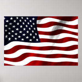 Póster Bandera Americana
