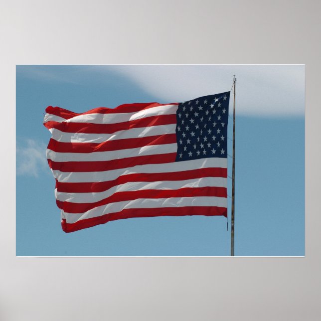 PÓSTER BANDERA AMERICANA (Frente)