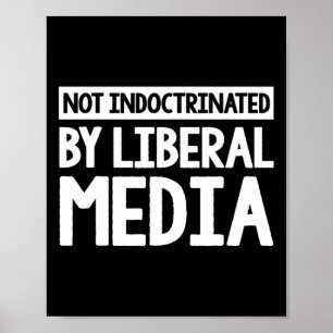 Póster Bandera Americana Anti Woke Conservadora Republica