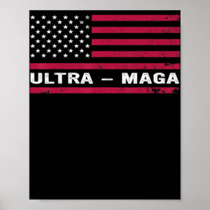 Póster Bandera Americana Bandera Negra Bandera Fiel Ultra