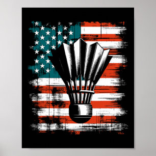 Póster Bandera Americana De Transbordador - Patriótico Us
