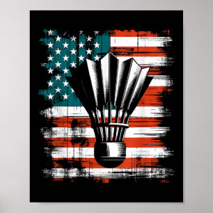 Póster Bandera Americana De Transbordador - Patriótico Us