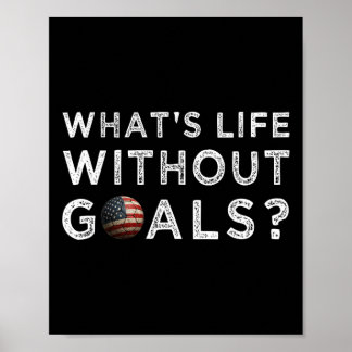 Póster Bandera Americana En Fútbol Ll Deporte Cuál Es La
