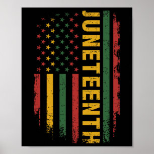 Póster Bandera Americana Panafricana Colores por Celebrar