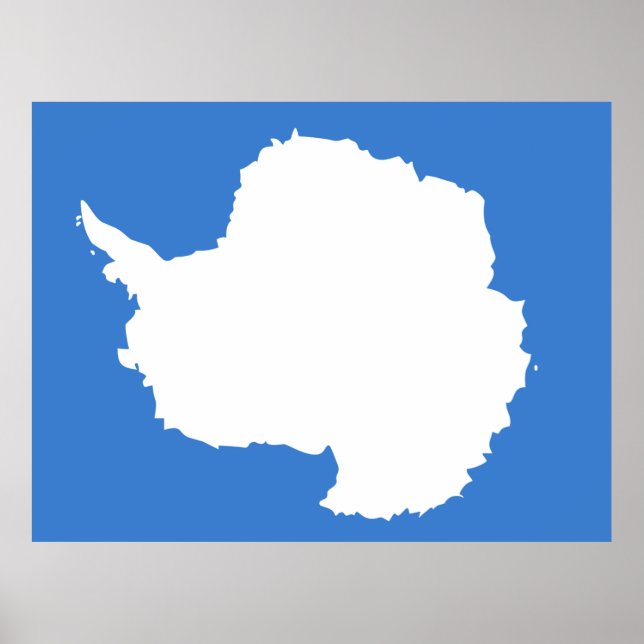 Póster Bandera antártica (Frente)