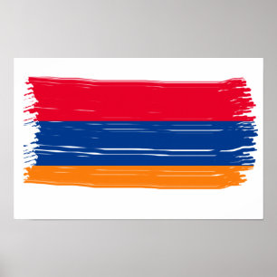 Póster Bandera armenia