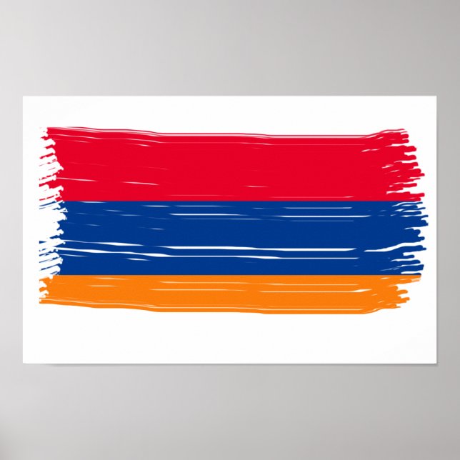 Póster Bandera armenia (Frente)
