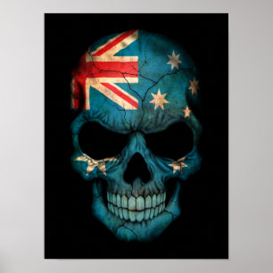 Póster Bandera australiana" "bandera de Australia "del