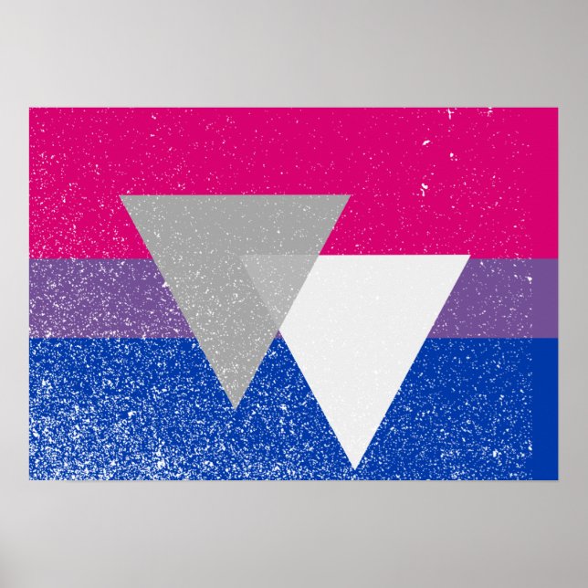 Póster BANDERA BISEXUAL ORIGINAL CON SYMBOL -.png (Frente)