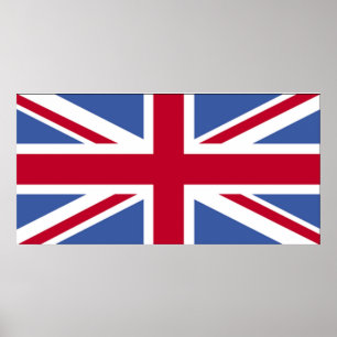 Póster Bandera británica