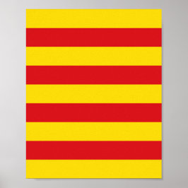 Póster Bandera catalana