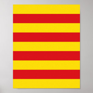 Póster Bandera catalana