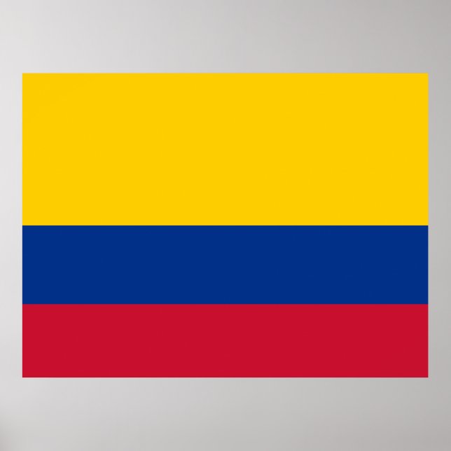 Póster bandera colombiana (Frente)