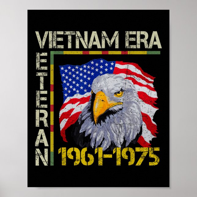 Póster Bandera conmemorativa de la era de los veteranos d (Frente)